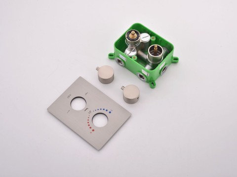 Thermostatische inbouw regendoucheset - Degu