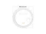 LED Badkamerspiegel - Bluetooth - Imelda
