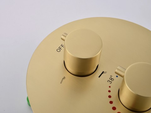 Thermostatische inbouw regendoucheset - Yuma
