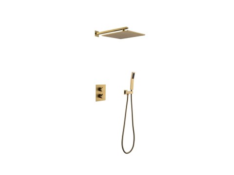 Thermostatische inbouw regendoucheset - Pointer