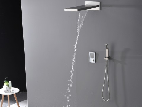 Digitaal thermostatisch inbouw regendoucheset - Bongo