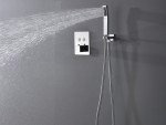 Thermostatische inbouw regendoucheset - Saga