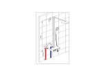 Thermostatisch opbouw regendoucheset - Simara