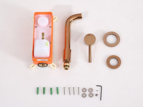 Inbouw wastafelmengkraan met inbouwbox - Zato