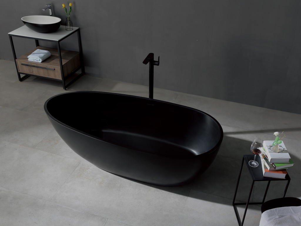 Vrijstaand bad - Solid surface - Izak
