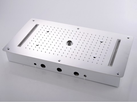 5 in 1 thermostatisch inbouw regendoucheset - Lion