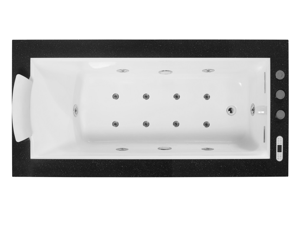 Vrijstaand massagebad - Corian top - Nebo