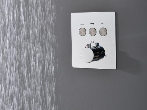 Thermostatische inbouw regendoucheset - Tuatara