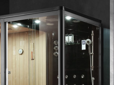 Sauna met stoomcabine - Rechts model - Pico