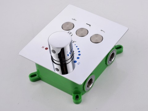 Thermostatische inbouw regendoucheset - Tuatara