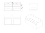 Badkamermeubelset (120cm) - Greg