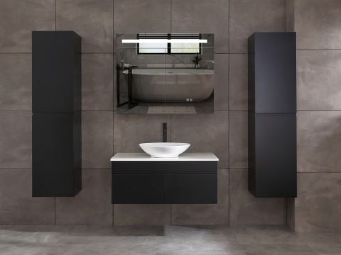 Badkamermeubelset (100cm) - 2 Hangkasten - Greg