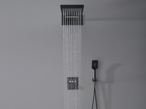 Thermostatische inbouw regendoucheset - Tuatara