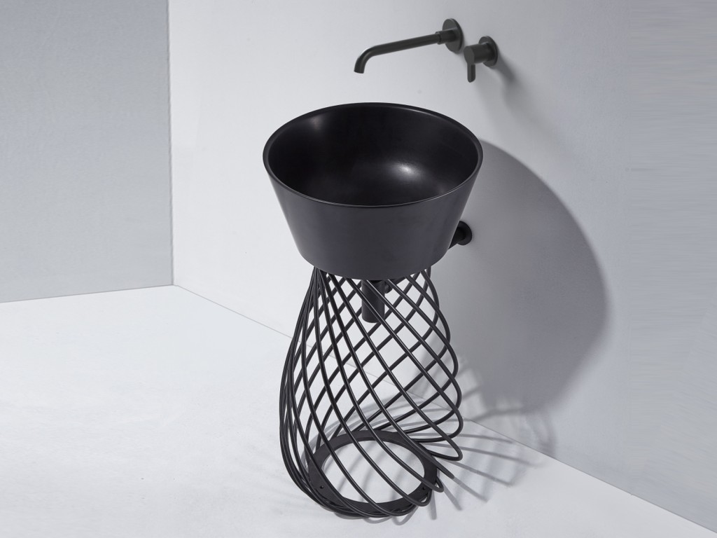 Solid Surface staande wasbak - Sophie