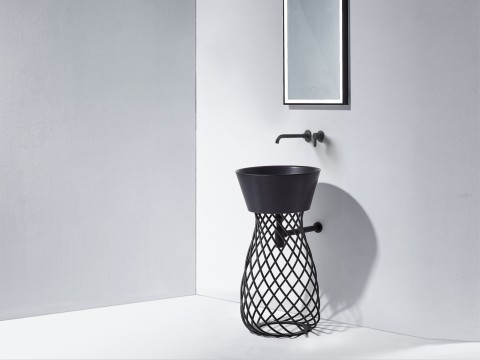 Solid Surface staande wasbak - Sophie