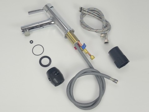 Wastafelkraan - Uittrekbare uitloop - Nuka