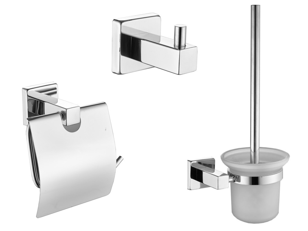 3-delig toiletaccessoires set - Duke