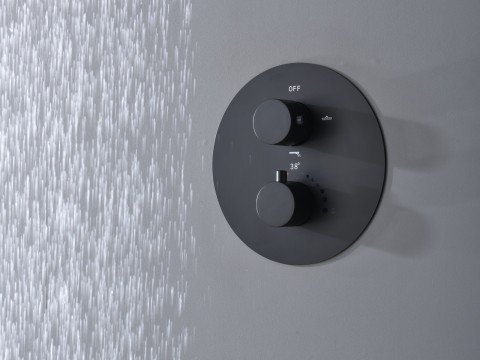 Thermostatische inbouw regendoucheset - Yuma 