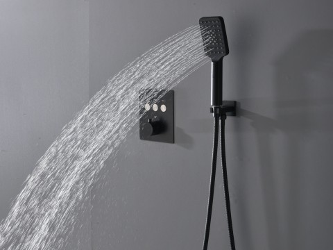 Thermostatische inbouw regendoucheset - Tuatara