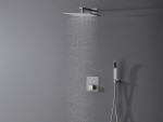 Thermostatische inbouw regendoucheset - Saga