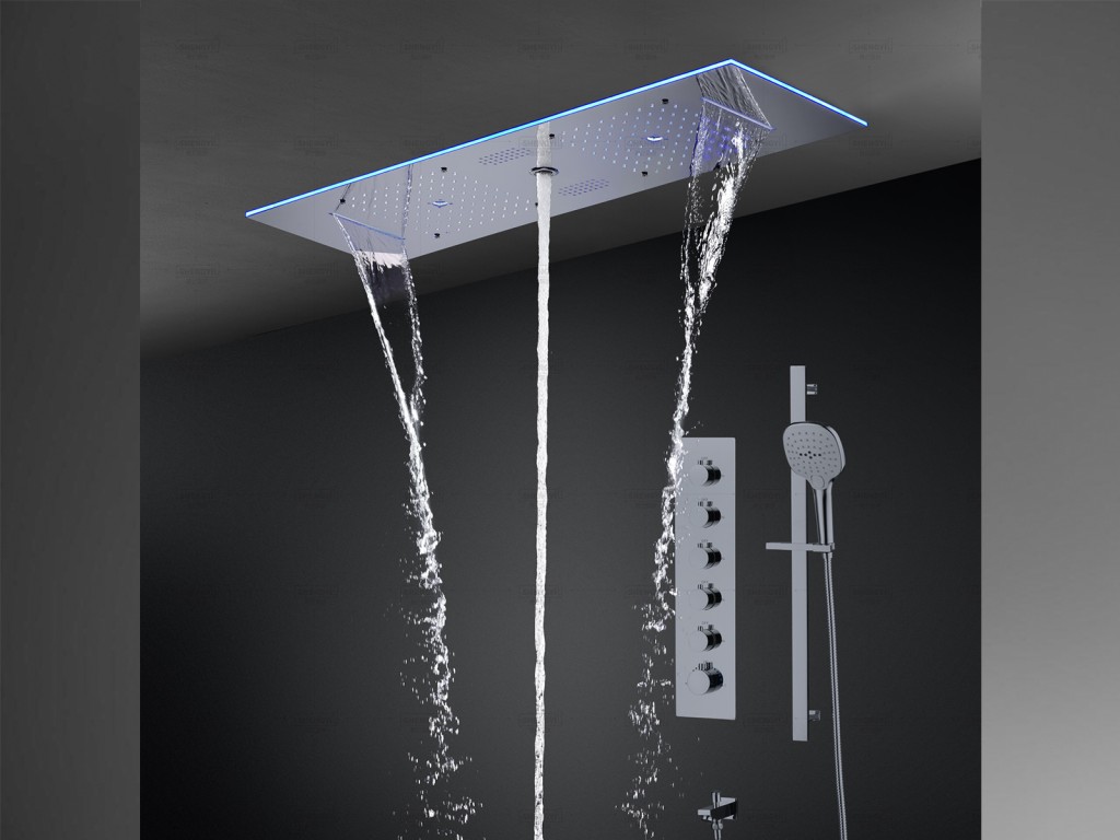 5 in 1  inbouw regendoucheset - Bleutooth - Lenna