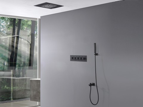 Thermostatisch inbouw regendoucheset - Bluetooth - Tiger