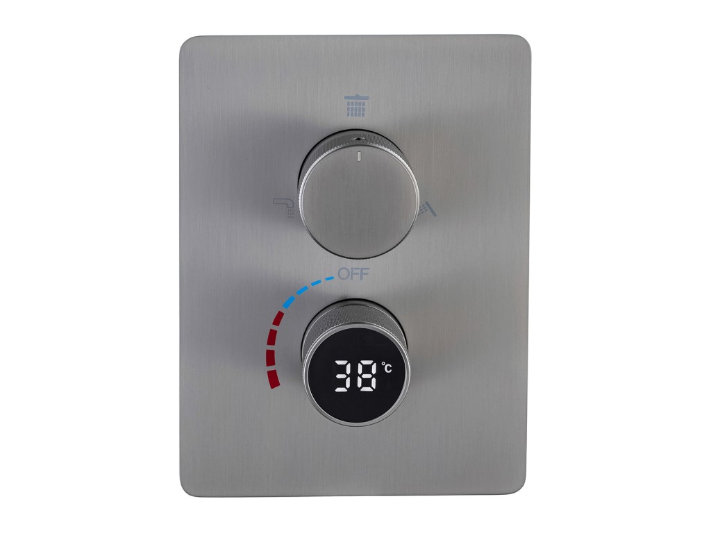 Inbouw regendoucheset - Digitaal display - Waterval - Jayden