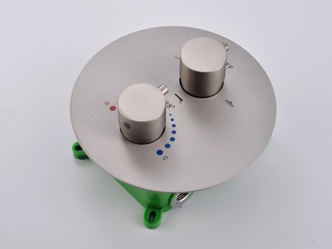 Thermostatische inbouw regendoucheset - Yuma