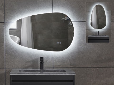 LED Badkamerspiegel - Horizontaal of verticaal - Ana