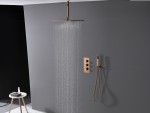 Thermostatische inbouw regendoucheset - Hake
