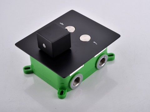 Thermostatische inbouw regendoucheset - Saga
