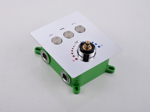 Thermostatische inbouw regendoucheset - Tuatara
