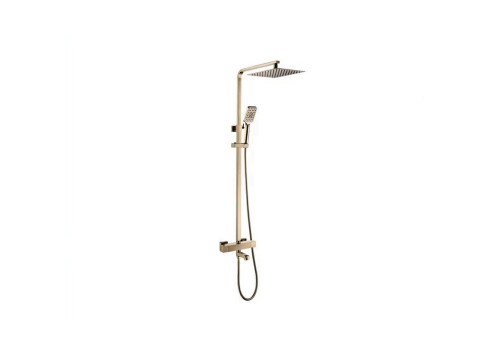 Thermostatisch opbouw regendoucheset - Cormor