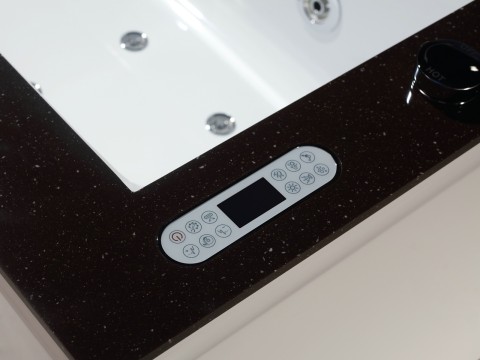Vrijstaand massagebad - Corian top - Nebo