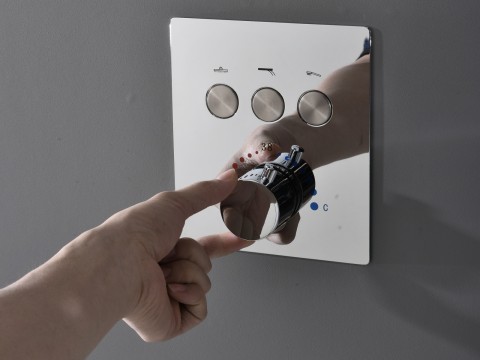 Thermostatische inbouw regendoucheset - Tuatara