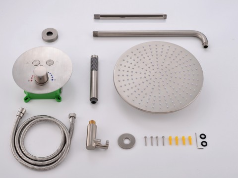 Thermostatische inbouw regendoucheset - Bombay
