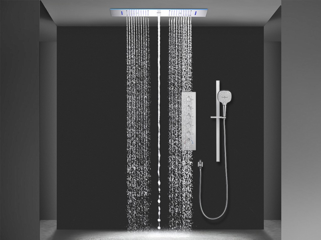 5 in 1  inbouw regendoucheset - Bleutooth - Lenna
