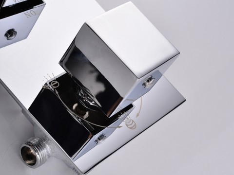Thermostatische inbouw regendoucheset - Vanga