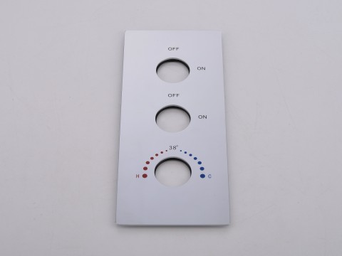 Thermostatische inbouw regendoucheset - Hake