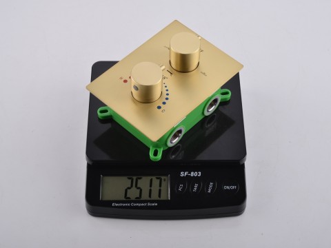 Thermostatische inbouw regendoucheset - Pointer