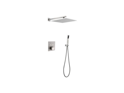 Thermostatische inbouw regendoucheset - Saga