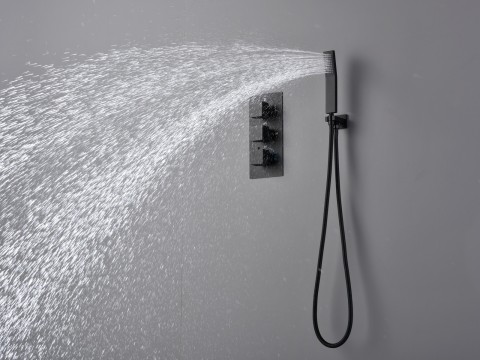 Thermostatische inbouw regendoucheset - Vanga 