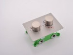 Thermostatische inbouw regendoucheset - Degu