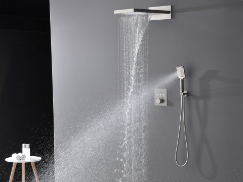 Thermostatische inbouw regendoucheset - Tuatara