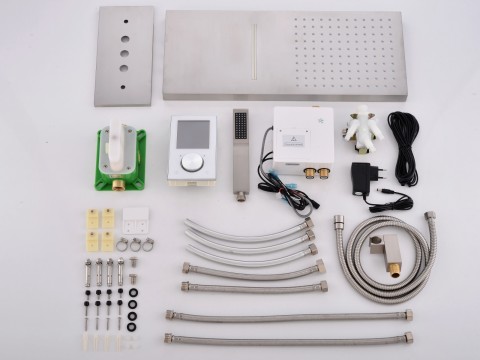 Digitaal thermostatisch inbouw regendoucheset - Bongo