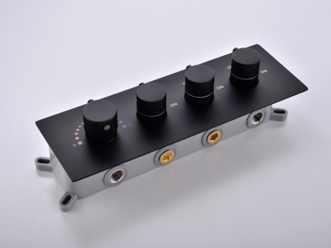 Thermostatisch inbouw regendoucheset - Okapi