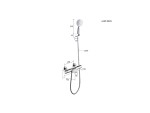 Thermostatische opbouw badkraan - Ikoro