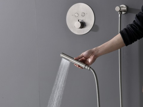 Thermostatische inbouw regendoucheset - Bombay