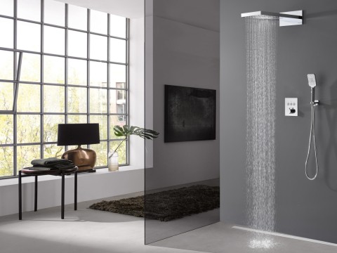 Thermostatische inbouw regendoucheset - Tuatara