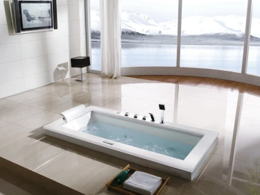 Inbouw massagebad - Solid surface top - Delano
